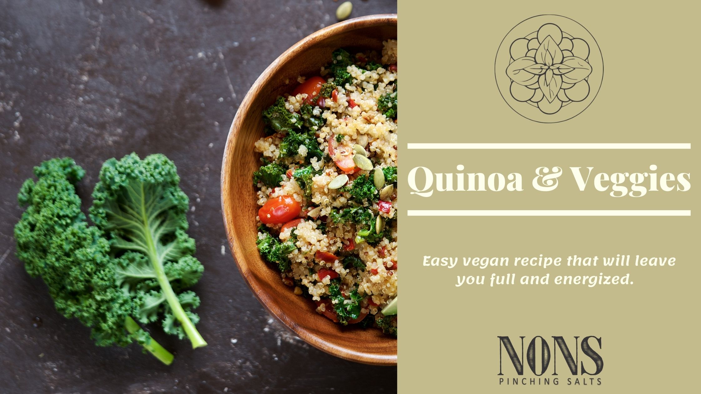 Recipes Quinoa and vegetables | Non's Salts